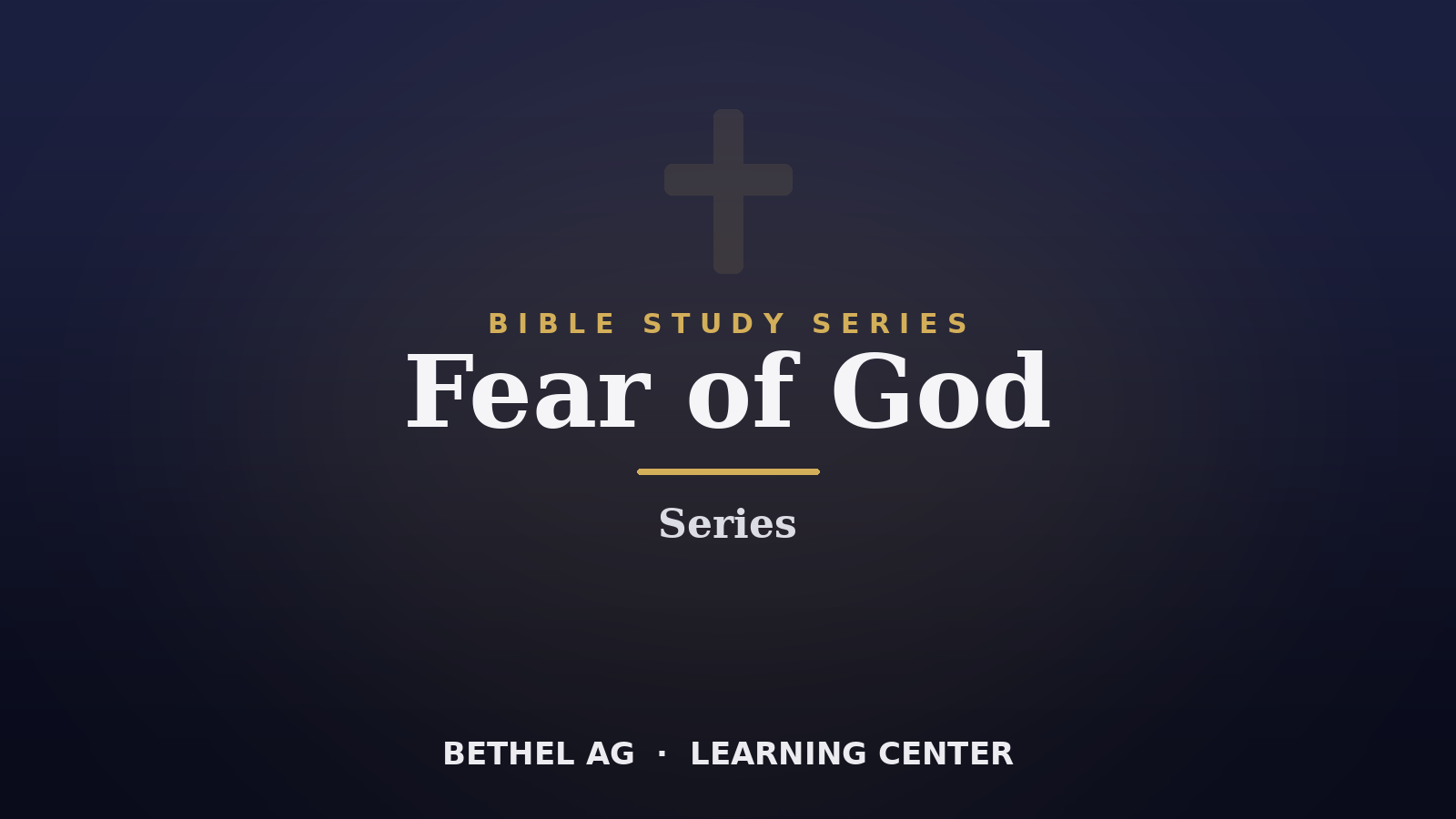 Fear of God Series course cover